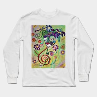 Lady of Flowers Long Sleeve T-Shirt